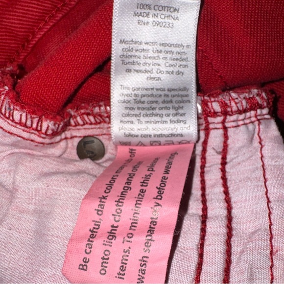 Pacsun High Waist Red Mom Short - Picture 5 of 5